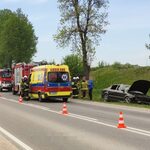 Wypadek na DK 19. Jedna osoba w szpitalu