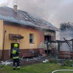 Ogień strawił dom 5-osobowej rodziny. Trwa zbiórka dla pogorzelców