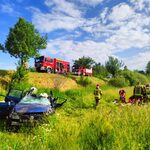 Śmiertelny wypadek na "szesnastce". Na miejscu zginął kierowca VW