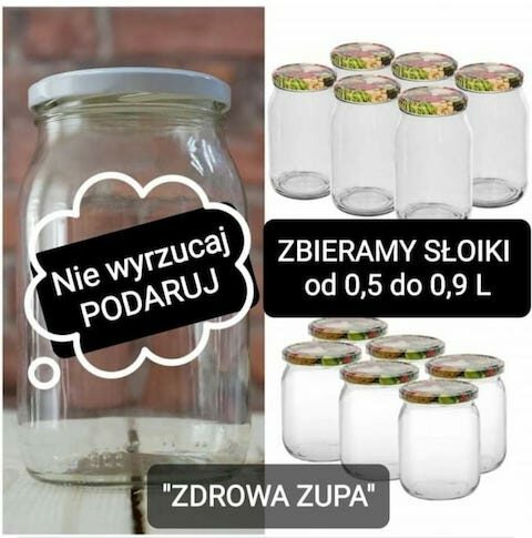 Masz niepotrzebne słoiki? Nie wyrzucaj ich - przydadzą się w szczytnym celu