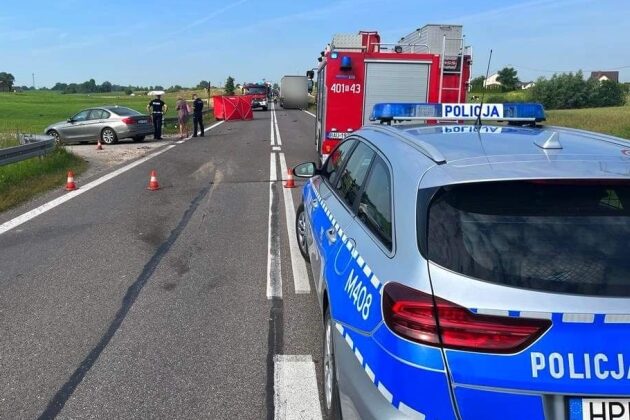 Śmiertelne zderzenie z motocyklem. Nie żyje młody mężczyzna