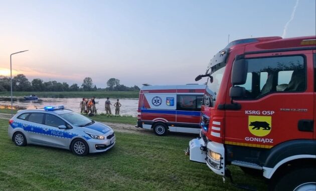 Tragedia w Goniądzu. Z Biebrzy wyłowiono ciało mężczyzny