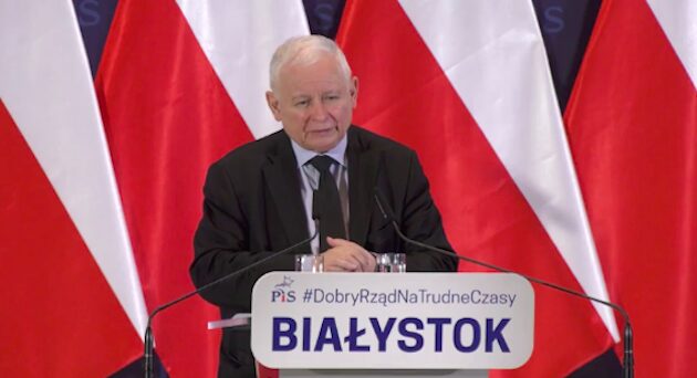 Prezes Kaczyński odwiedził Białystok. Spotka się też z mieszkańcami Bielska Podlaskiego