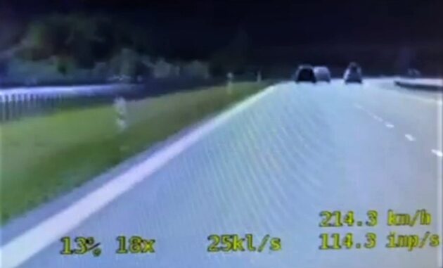 Wiózł żonę i trójkę dzieci. Pirat drogowy gnał 212 km/h