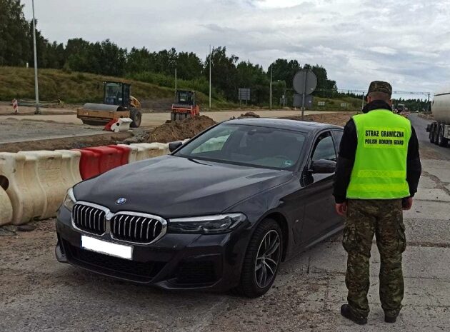 Pogranicznicy odzyskali auto warte 400 tys. zł