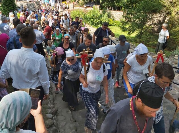 Święto Przemienienia Pańskiego na Świętej Górze Grabarce – przybyli wierni z całego kraju