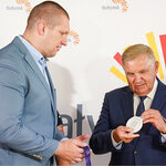 Prezydent Tadeusz Truskolaski spotkał się z białostockim mistrzem