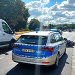 Wyjeżdżał z parkingu - wjechał w motocyklistę