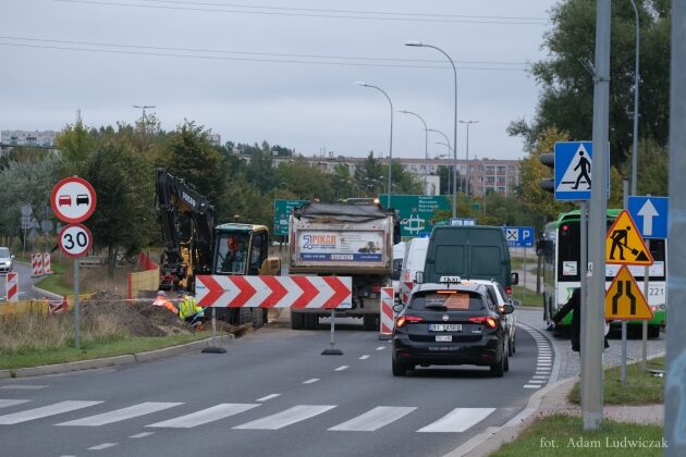 Przebudowa ul. Miłosza. Utrudnienia potrwają miesiąc