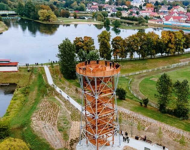 Wieża widokowa i nie tylko. W Ciechanowcu powstały nowe atrakcje turystyczne