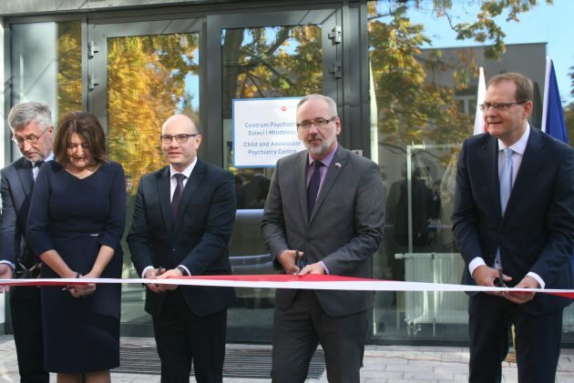 Otwarcie Centrum Psychiatrii USK. W uroczystościach wziął udział minister Niedzielski