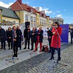 Na Rynku Kościuszki stanęła wystawa "Sprawiedliwość"