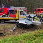 Tragiczny wypadek na trasie Białystok - Augustów. Nie żyją 2 osoby