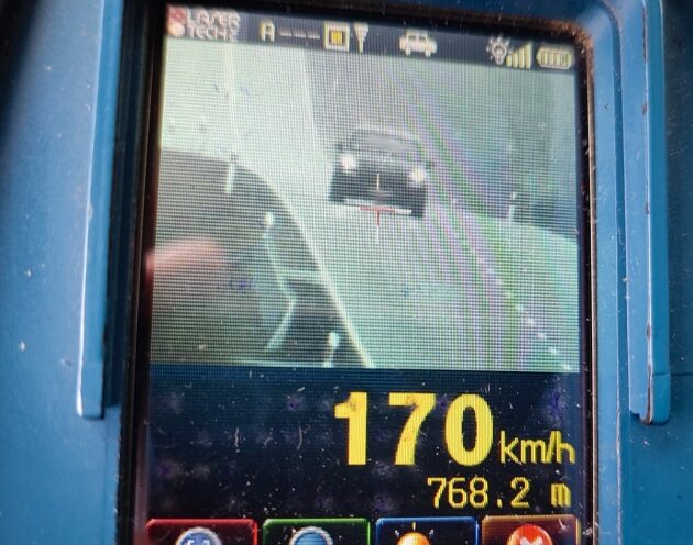 Pędził 170 km/h i liczył na pouczenie