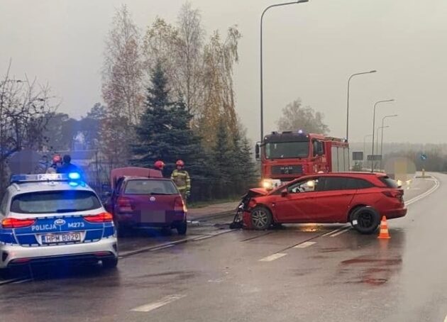 Nie ustąpił pierwszeństwa - doszło do zderzenia