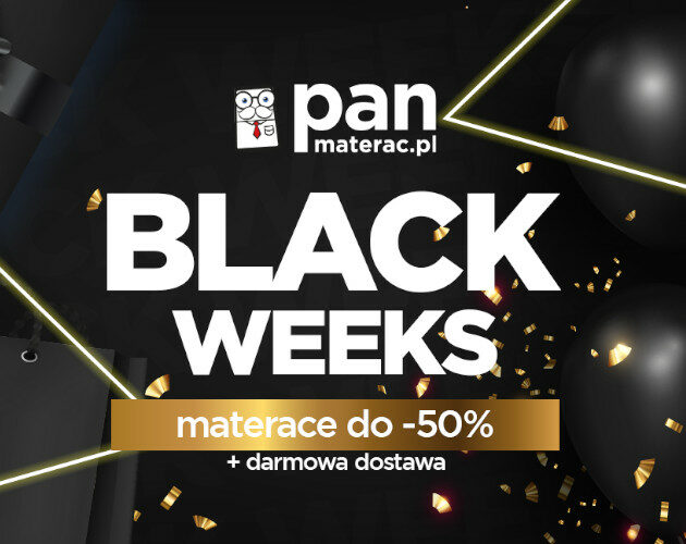 Black Week w salonie Pan Materac w Białymstoku – promocje nawet do 50%!