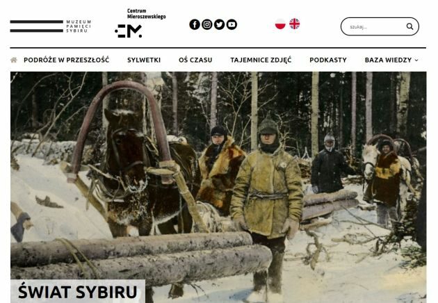 Muzeum Pamięci Sybiru uruchomiło bardzo ciekawy portal