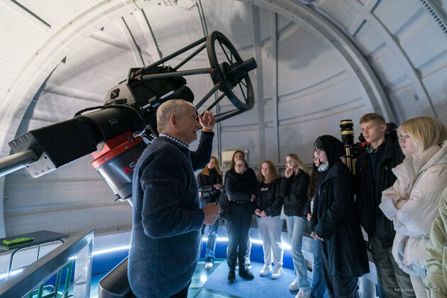 Zamiast w klasie - w obserwatorium astronomicznym. Takie lekcje w Białymstoku