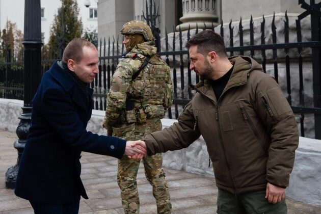 Podlaski poseł spotkał się w Kijowie z prezydentem Wołodymyrem Zełenskim
