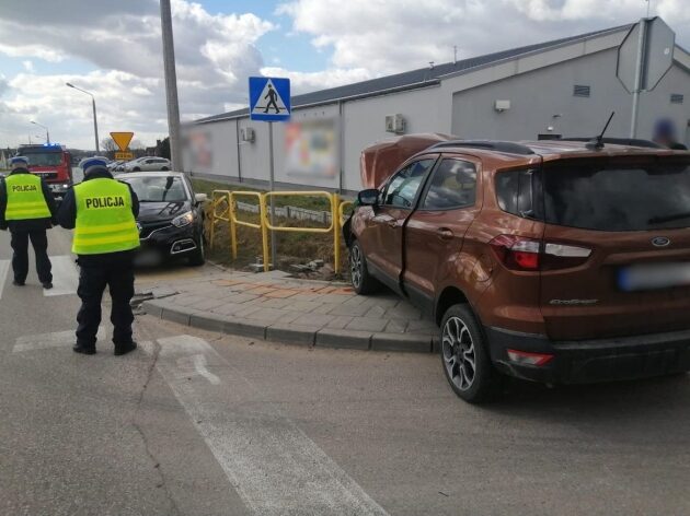 Nie ustąpiła pierwszeństwa. Doszło do wypadku