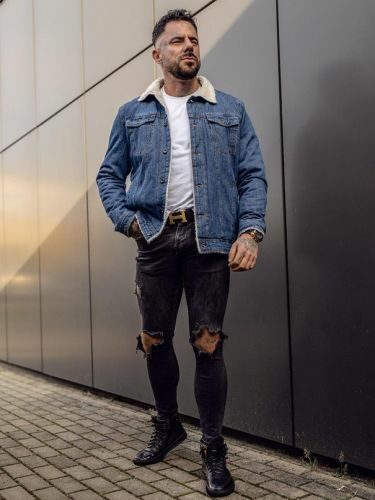 A$AP Rocky w denimowych stylówkach – inspiracje na męską kurtkę jeansową