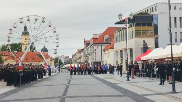 Uroczyste obchody Dnia Strażaka w Białymstoku