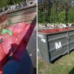 Odpady medyczne firm z Białegostoku wyrzucano na cmentarz