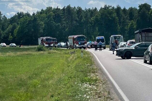 Podlaskie. Wypadek rządowej kolumny, w ktrórej jechał Mateusz Morawiecki