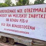 Rząd nie daje pieniędzy białostoczanom. Billboardowa akcja miasta