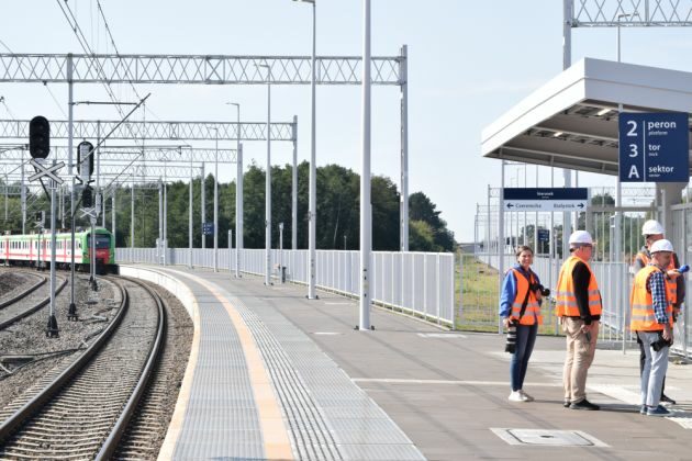 Tak wygląda nowy przystanek PKP Białystok Zielone Wzgórza na finiszu prac [WIDEO, ZDJĘCIA]