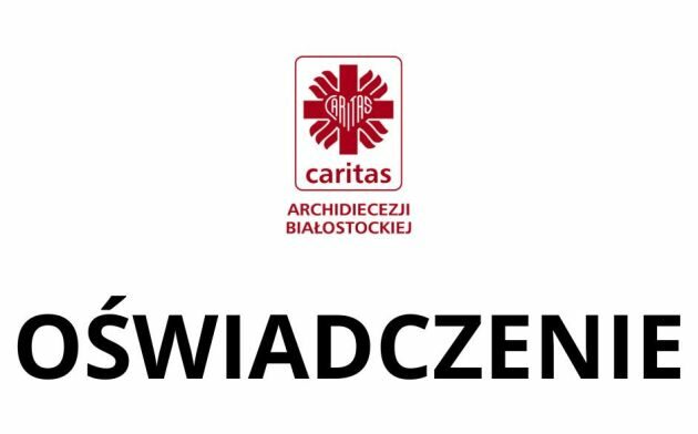 Białostocka Caritas zabrała głos ws. apostazji wicedyrektora