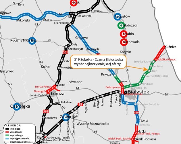 Chińska firma wybuduje fragment S19 z Sokółki do Czarnej Białostockiej