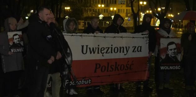 Przedświąteczna akcja solidarności z Andrzejem Poczobutem [WIDEO]