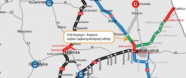 Już wiadomo, kto wybuduje odcinek S16 z Knyszyna do Krynic