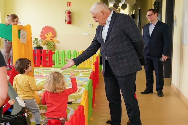 Prezydent odwiedził jeden z miejskich żłobków. Zapowiedział też budowę kolejnego