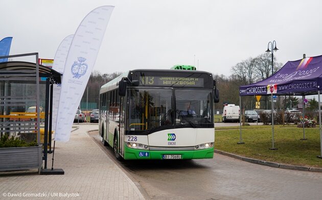 Nowe autobusy BKM. Oficjalnie ruszyła linia nr 113, która jedzie aż do Choroszczy