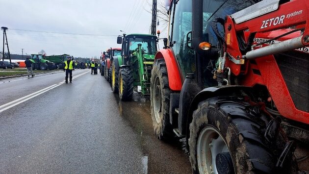 Podlascy rolnicy wyruszyli do stolicy. Biorą udział w manifestacji 