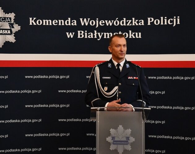 Kolejne zmiany w podlaskiej policji. Nowy zastępca komendanta przyjechał z Płocka