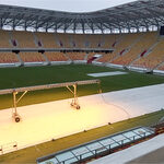 Zniszczona murawa na stadionie miejskim zostanie wymieniona wcześniej niż zakładano