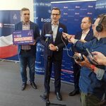 Mateusz Morawiecki w Białymstoku. Wsparł kandydata do Parlamentu Europejskiego