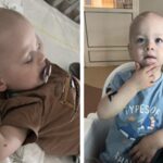 Okrutny nowotwór zaatakował organizm dwuletniego Olusia. Rodzice proszą o pomoc