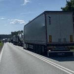 Dwie ciężarówki zderzyły się na DK8. Są utrudnienia 