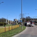 Wypadek na ulicy Zwycięstwa w Białymstoku. Kierowca toyoty zasłabł za kierownicą