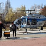 O życiu decydowały minuty. Policyjne śmigłowce dostarczyły narządy do przeszczepów