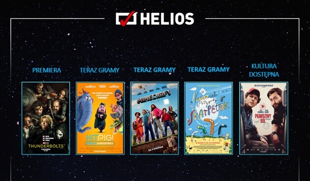Filmowa majówka w kinach Helios. Zobacz, co można zobaczyć na dużym ekranie