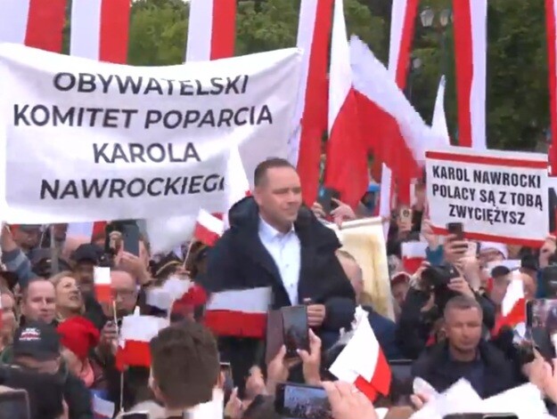 Karol Nawrocki w Białymstoku. Przyszły tłumy