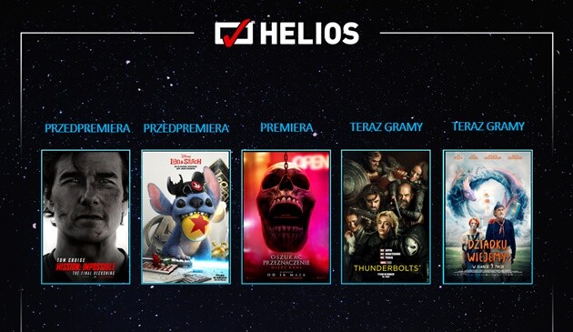 Tom Cruise, kosmici i Pink Floyd. Kina Helios zaskakują nowym repertuarem