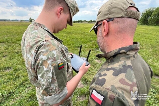 Żołnierze z Litwy szkolili się w Polsce. Wspólnie z Polakami doskonalili obsługę dronów
