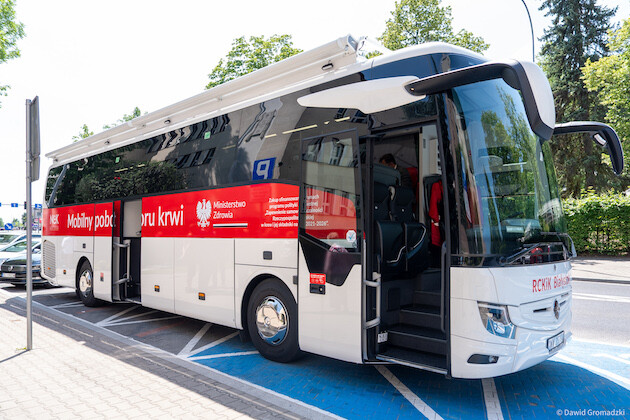 Nowy mobilny punkt poboru krwi w Białymstoku