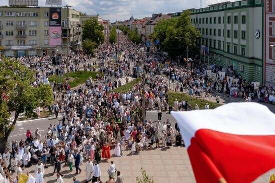 Boże Ciało w Białymstoku: świadectwo wiary na ulicach miasta [ZDJĘCIA]